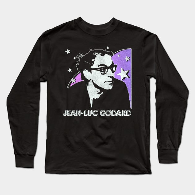 Jean-Luc Godard Long Sleeve T-Shirt by darklordpug